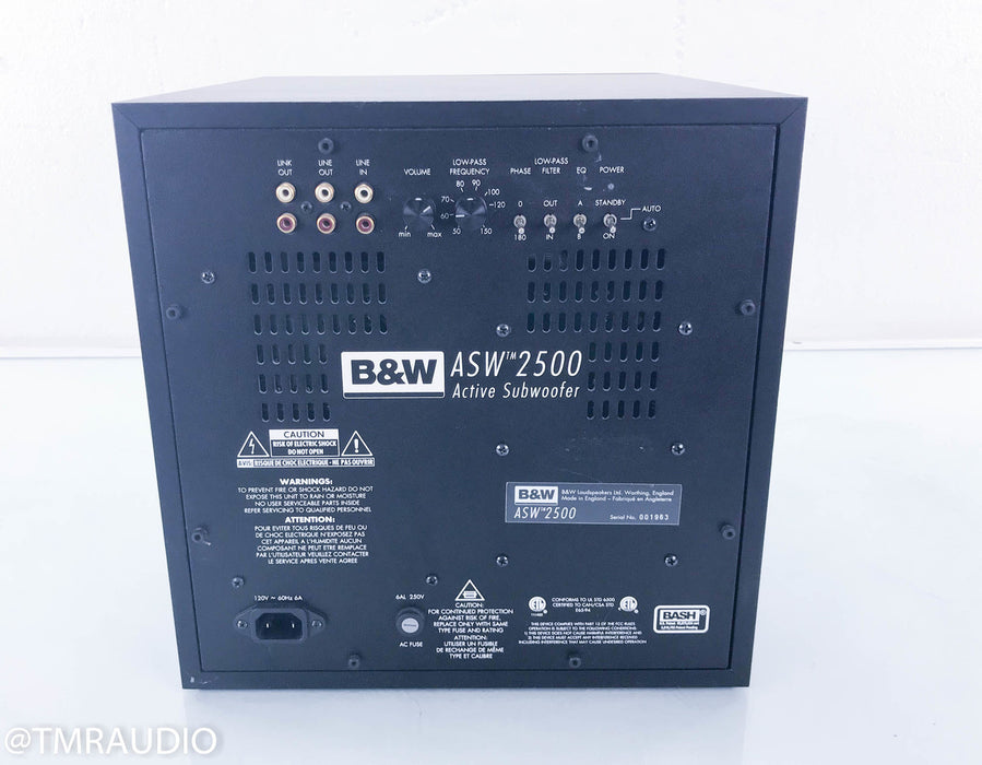 B&W ASW-2500 10" Powered Subwoofer