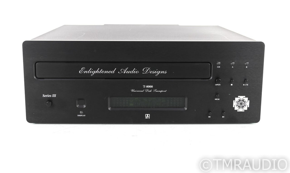 Enlightened Audio Designs T-8000 Series III Laser Disc Player; EAD T8000 AS-IS (Grainy Picture)