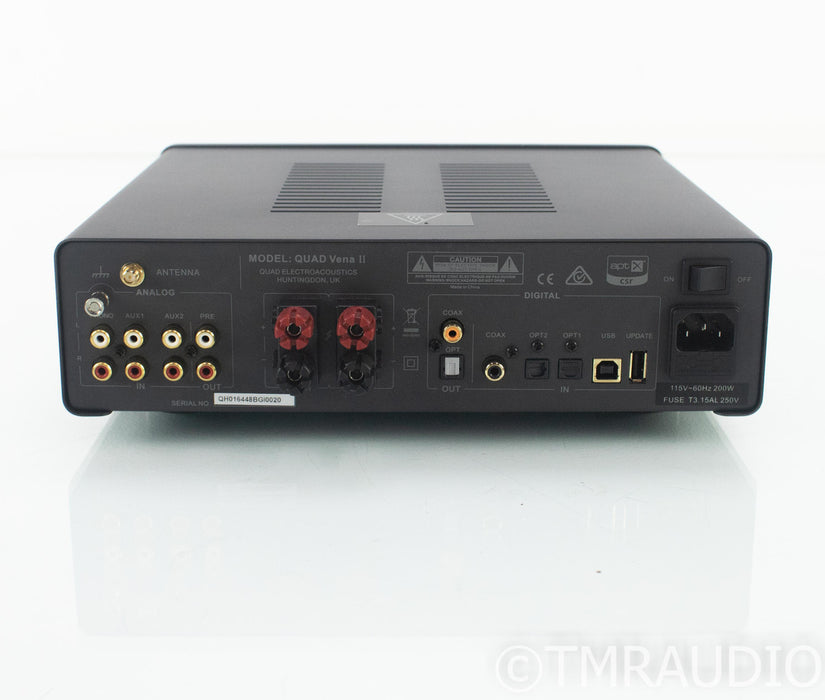 Quad Vena II Stereo Integrated Amplifier / DAC; D/A Converter; Bluetooth; Remote