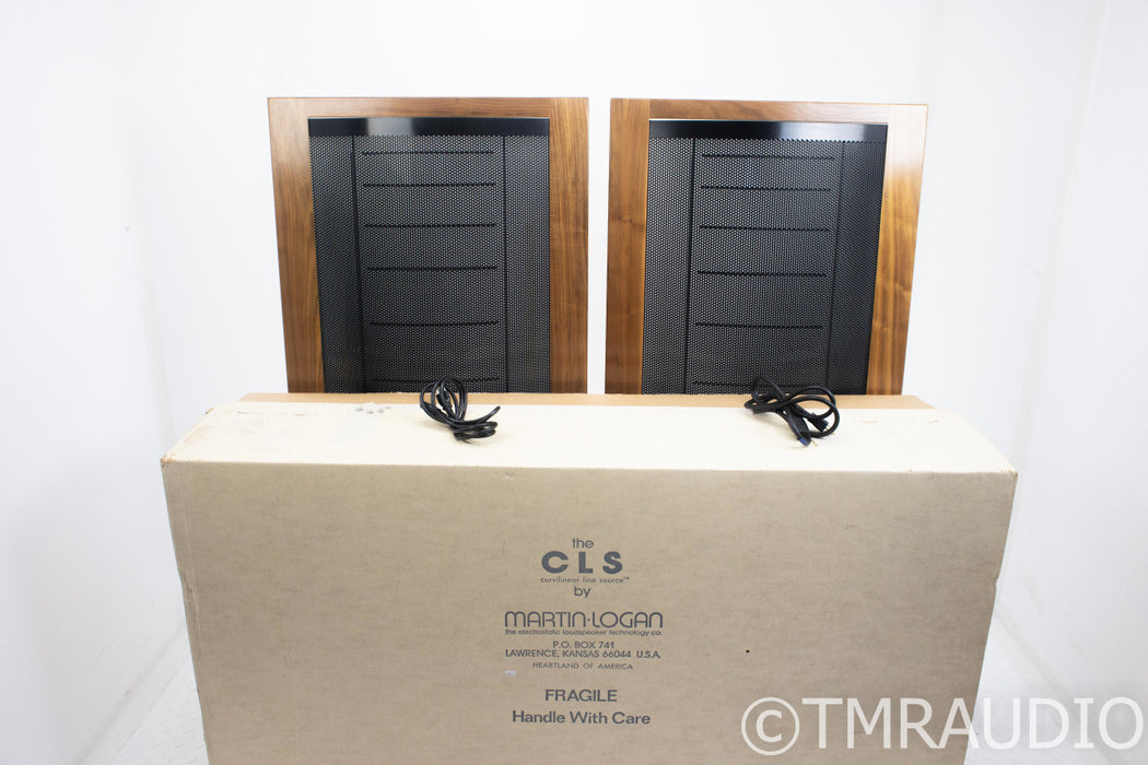Martin Logan CLS Vintage Electrostatic Floorstanding Speakers