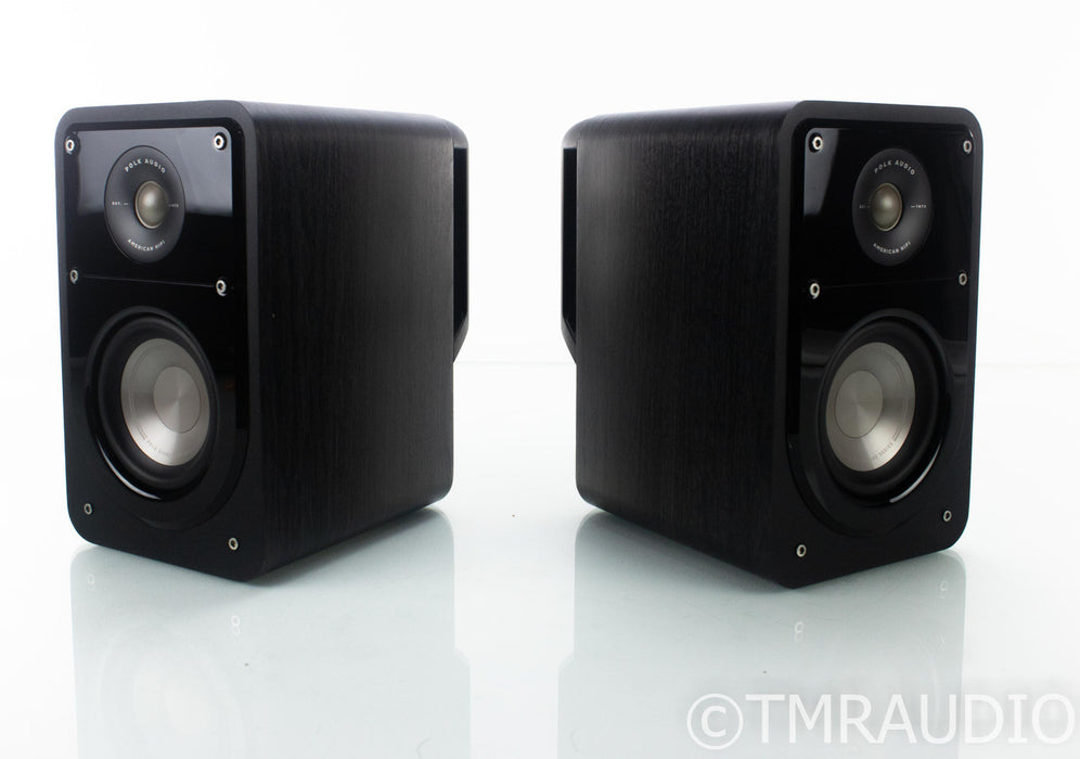 Polk Audio Signature Series S15 Bookshelf Speakers; Washed Black Walnut Pair