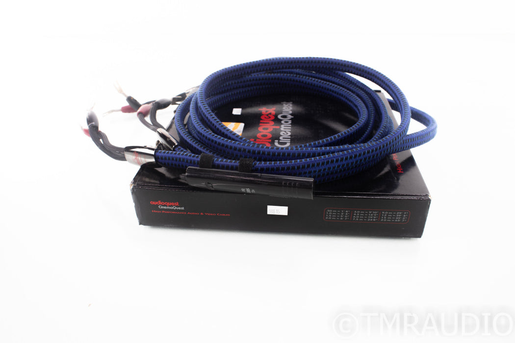 AudioQuest Gibraltar Speaker Cables; 8ft Pair; 72v DBS