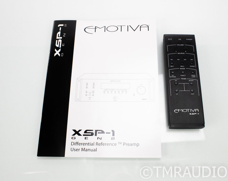 Emotiva XSP-1 Gen 2 2.1 Channel Preamplifier; XSP1; Remote (1/6)