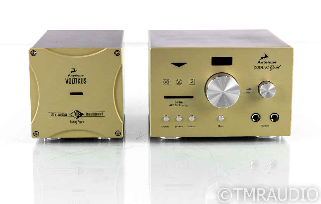 Antelope Zodiac Gold DAC w/ Voltikus PSU