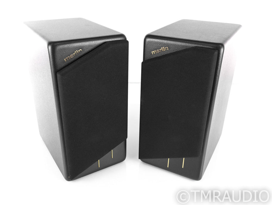 Merlin TSM MME Bookshelf Speakers w/ Master RC Network; Black Pair