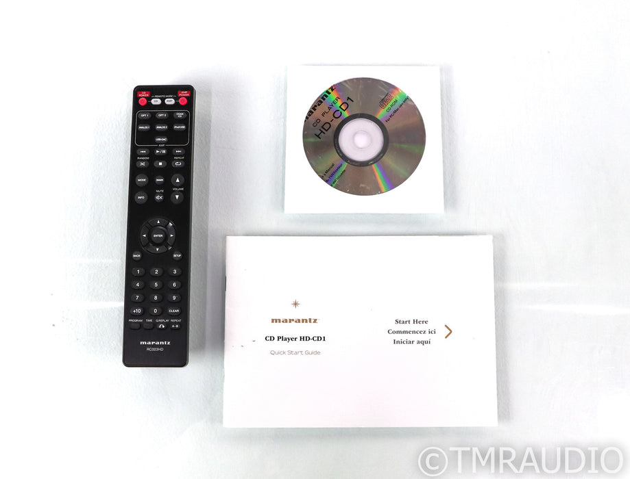 Marantz HD-CD1 CD Player; Transport; HDCD1; Remote
