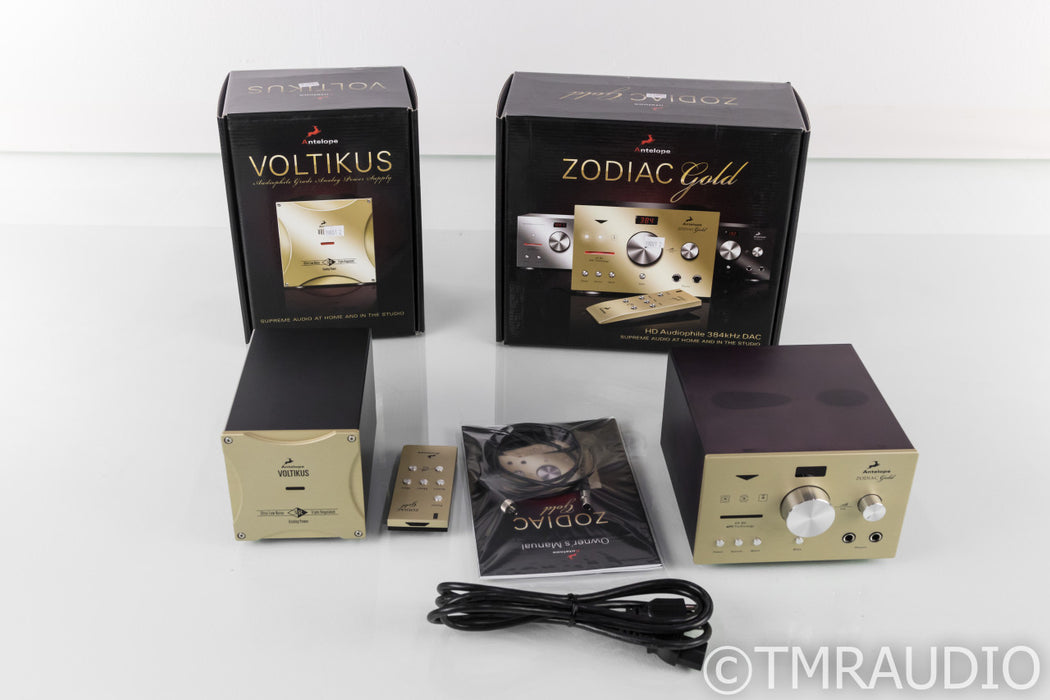 Antelope Zodiac Gold DAC w/ Voltikus PSU