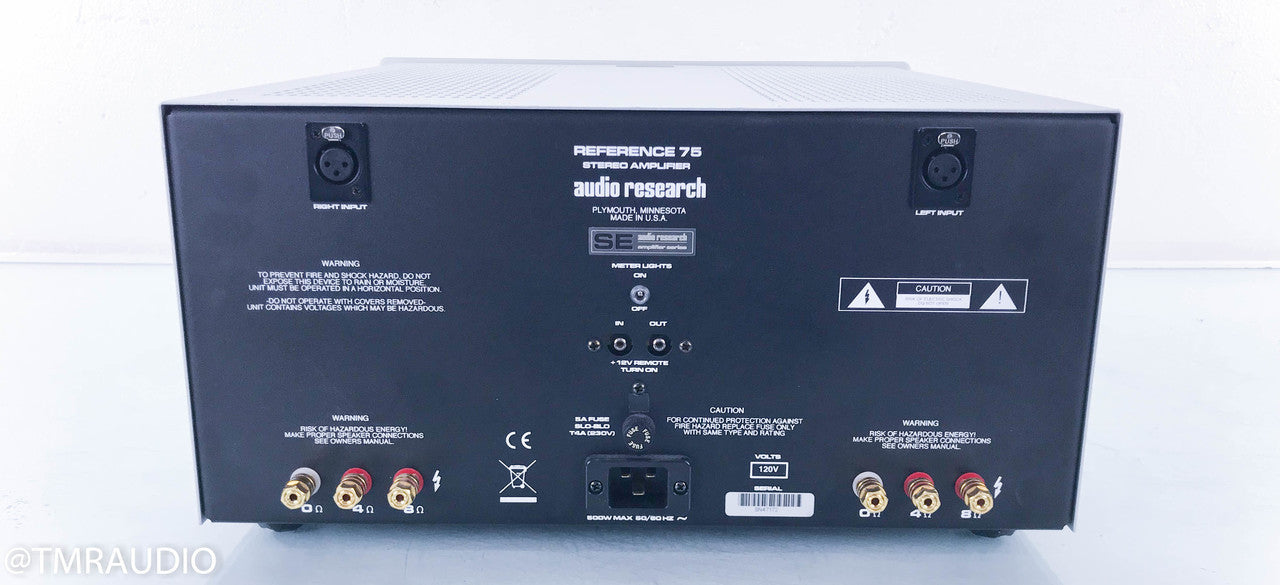 Audio Research Reference 75 SE Stereo Tube Power Amplifier