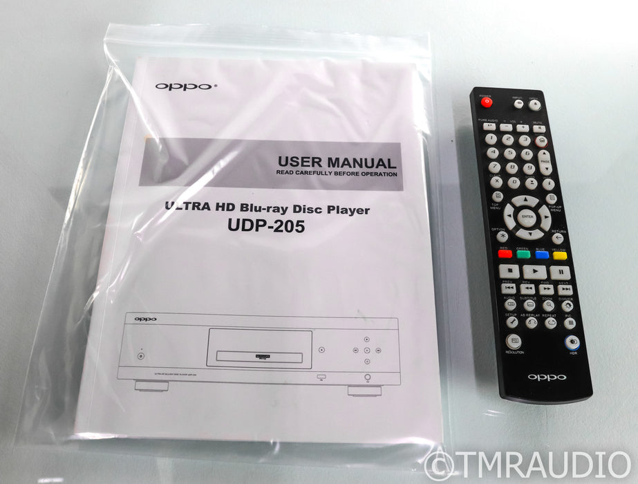 Oppo UDP-205 Universal 4K Blu-Ray Player; UDP205; UHD; HDR; Remote