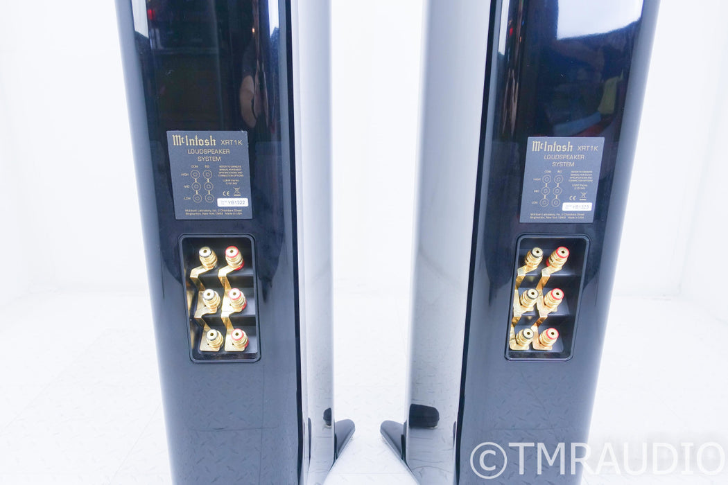 McIntosh XRT1K Floorstanding Speakers; XRT-1K; Gloss Black Pair