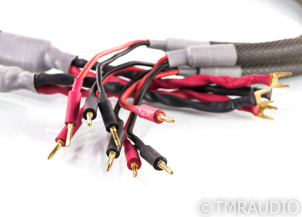 Acoustic Zen Satori Bi-Wire Speaker Cables; 8ft Pair