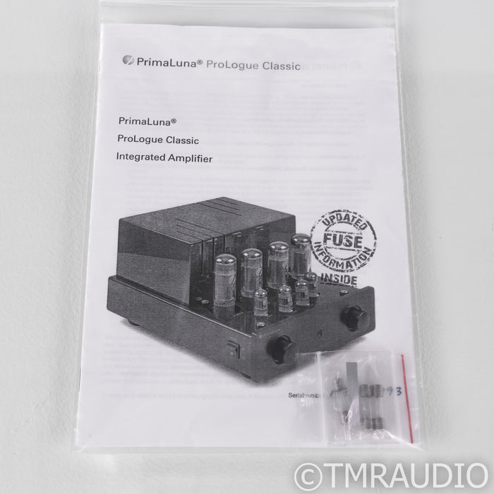 PrimaLuna ProLogue Classic Stereo Tube Integrated Amplifier
