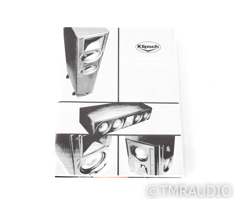 Klipsch Reference Series RB-61 Bookshelf Speakers; Black Ash Pair; Ref IV