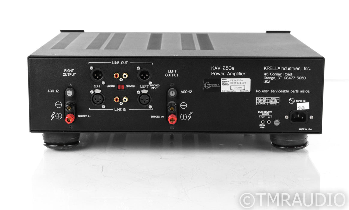 Krell KAV-250a Stereo Power Amplifier; KAV250a