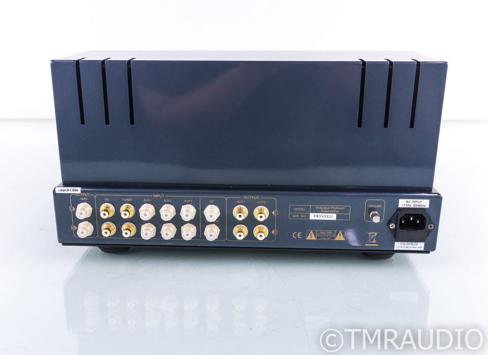 PrimaLuna DiaLogue Premium Stereo Tube Preamplifier; Brimar Tubes; Remote