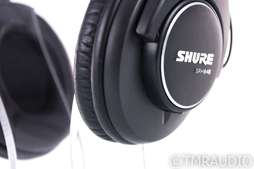 Shure SRH840 Closed Back Dynamic Headphones; SRH-840