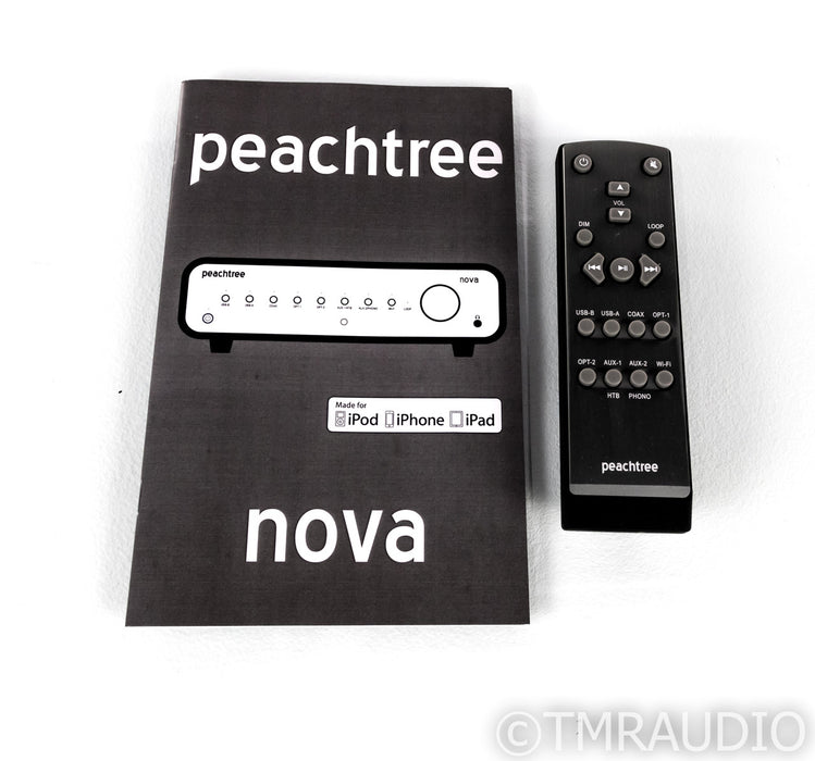 Peachtree Audio Nova300 Stereo Integrated Amplifier / DAC; Remote; MM Phono
