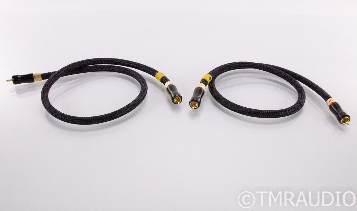 LFD Grainless RCA Cables; 0.7m Pair Interconnects