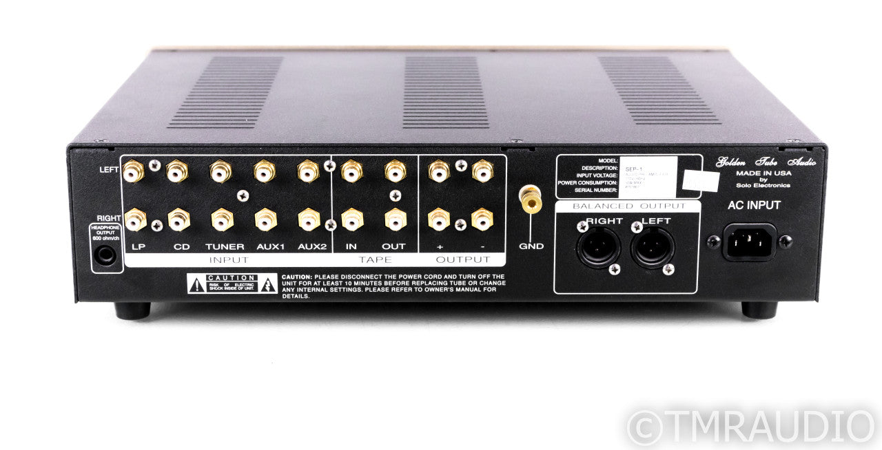 Golden Tube Audio SEP-1 Stereo Tube Preamplifier