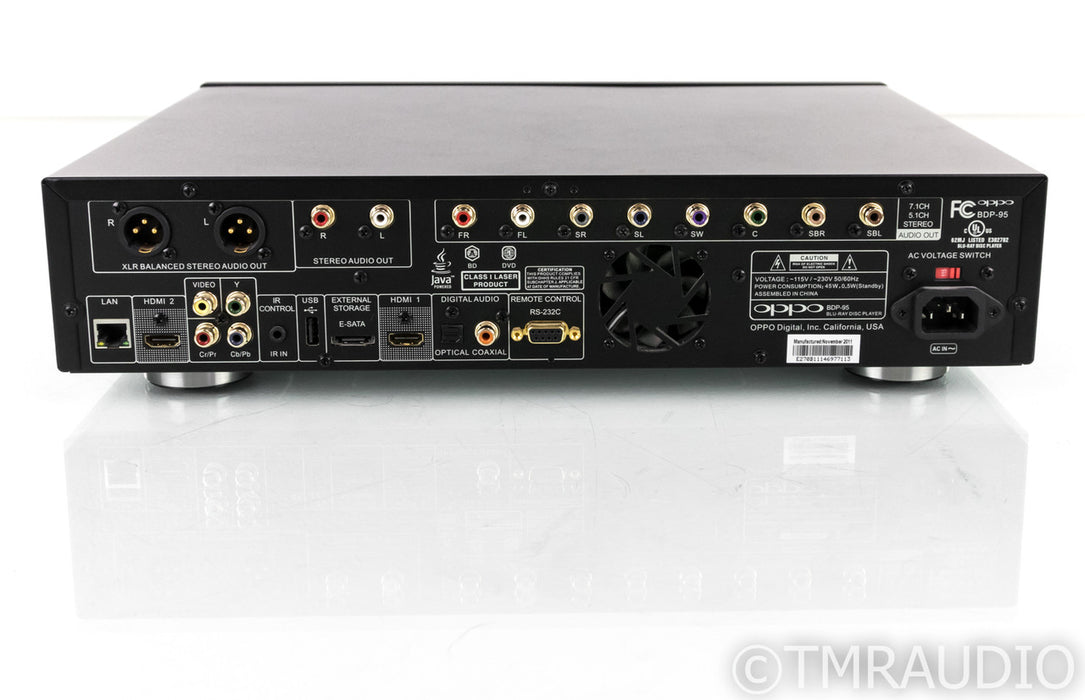Oppo BDP-95 Universal Blu-Ray Player; BDP95; Remote