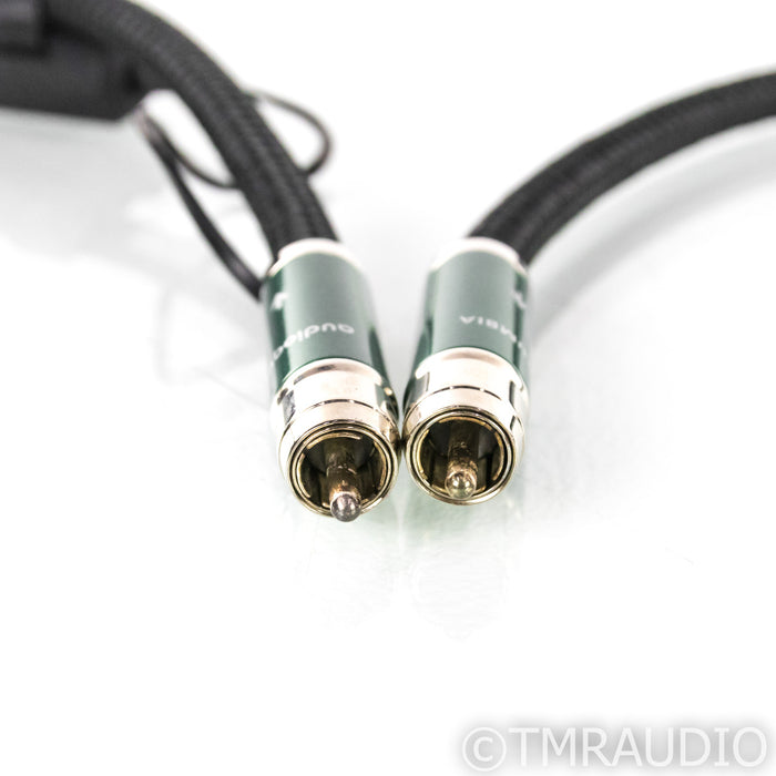AudioQuest Columbia RCA Cables; 5ft Pair Interconnects; 72v DBS