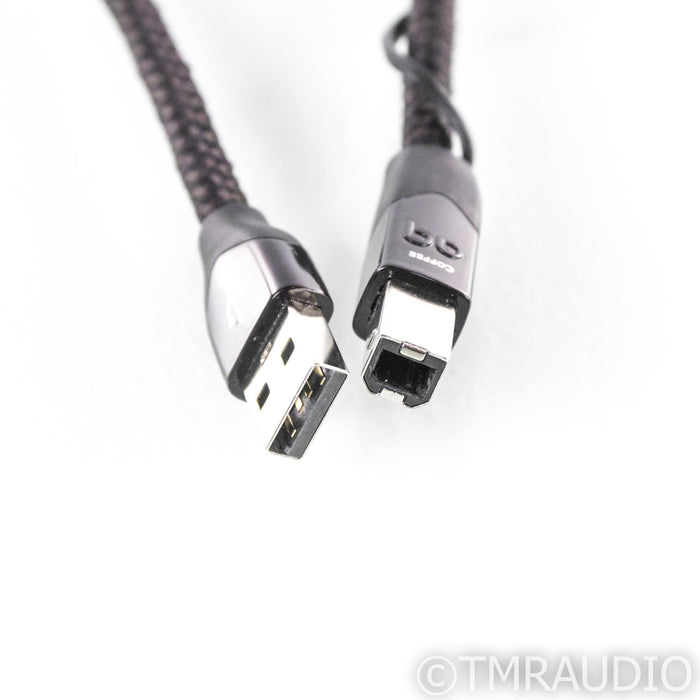 Audioquest Coffee USB Cable; Single .75m Digital Interconnect; 72v DBS