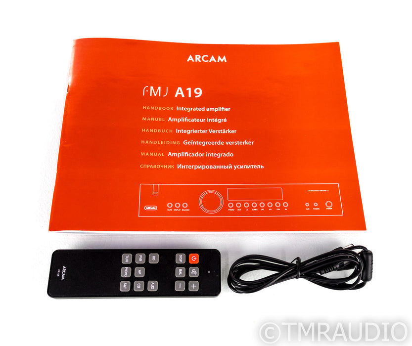 Arcam FMJ A19 Stereo Integrated Amplifier; A-19; Remote