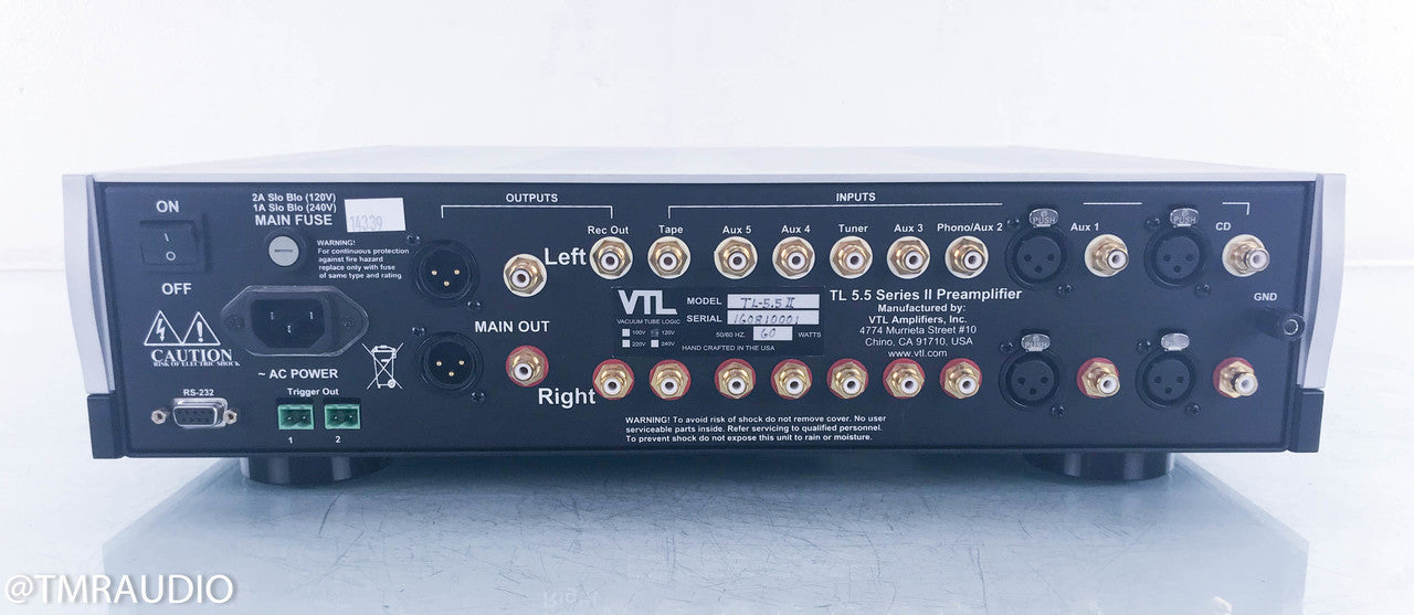 VTL TL-5.5 II Stereo Tube Preamplifier