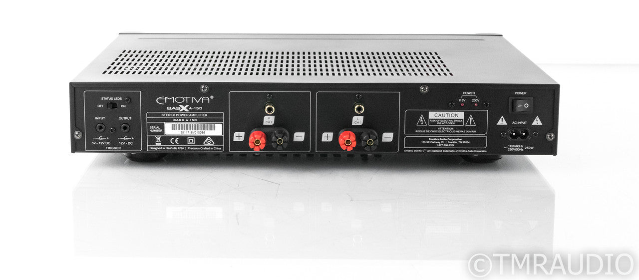 Emotiva BasX A-150 Stereo Power Amplifier; A150