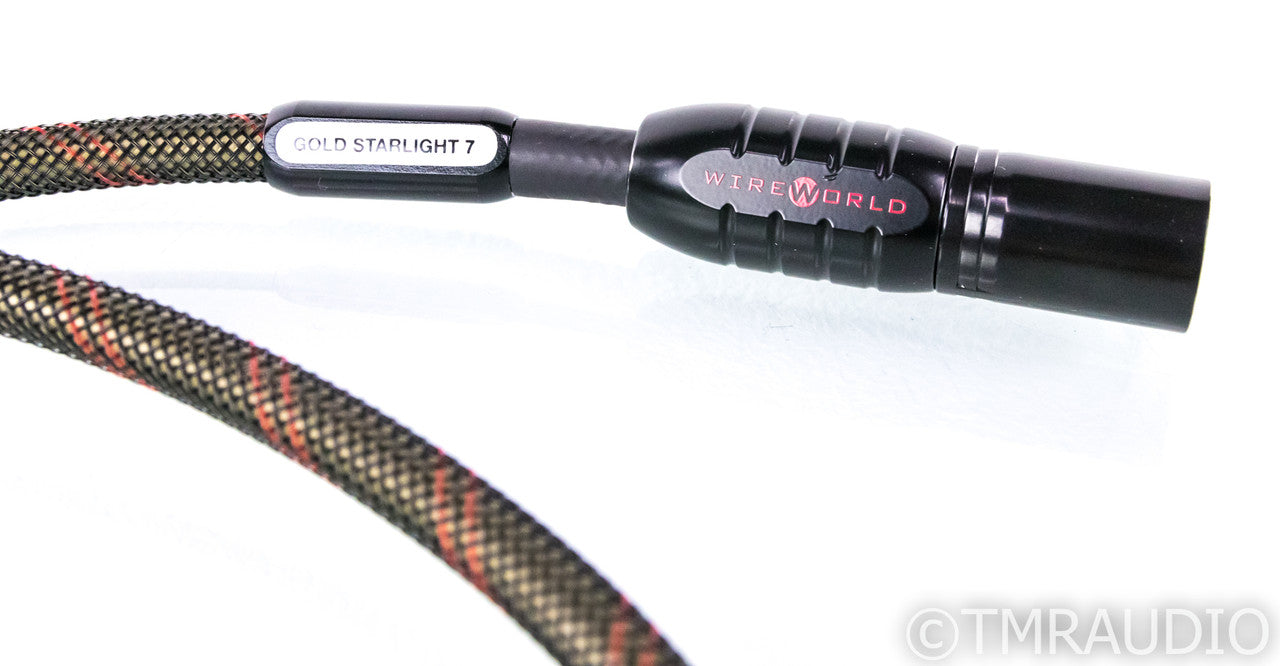 WireWorld Gold Starlight 7 Digital XLR Cable; Single 1m AES/EBU Interconnect