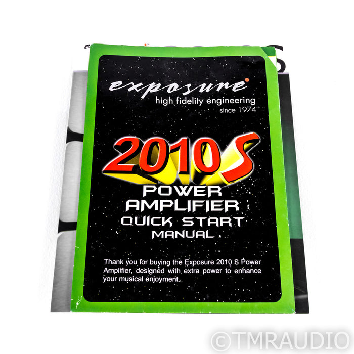 Exposure 2010S Stereo Power Amplifier; 2010-S