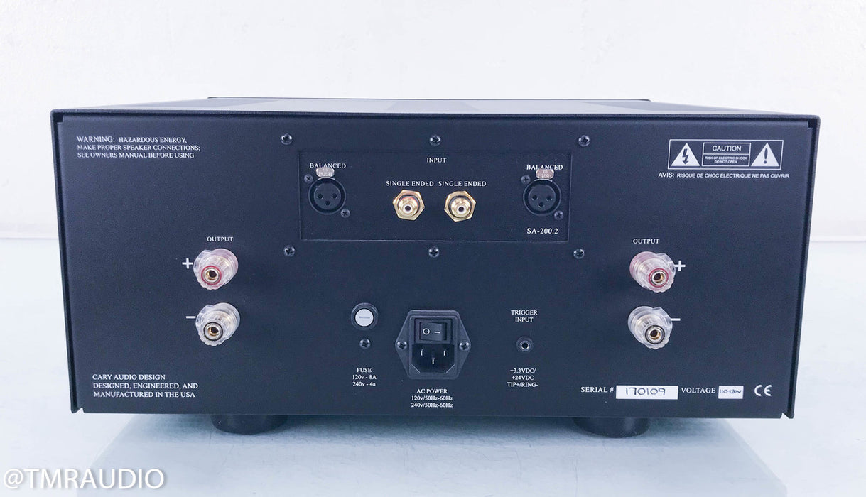 Cary Audio SA-200.2 Stereo Power Amplifier