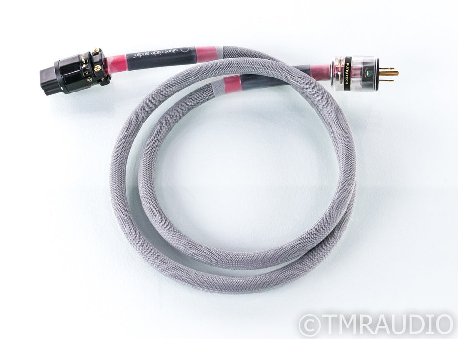 Silver Circle Audio Vesuvius 20A Power Cable; 6ft AC Cord