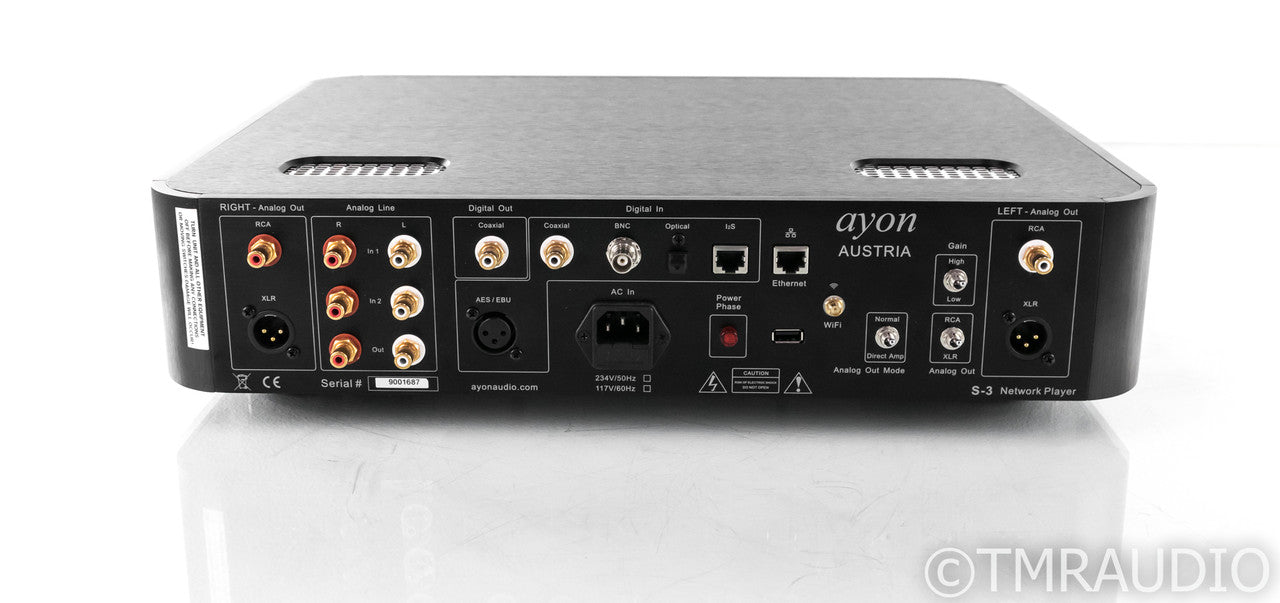 Ayon S-3 Tube Network Streamer / DAC; D/A Converter; S3