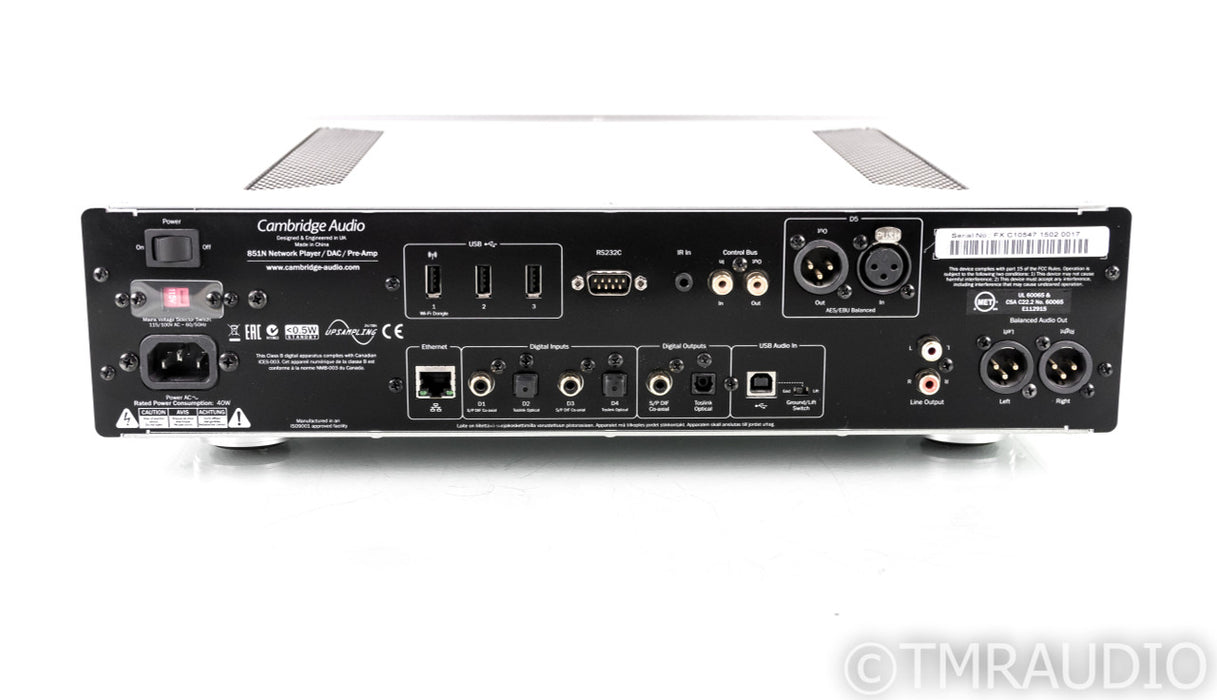 Cambridge Azur 851N Network Streamer / DAC; 851-N; Remote; Bluetooth