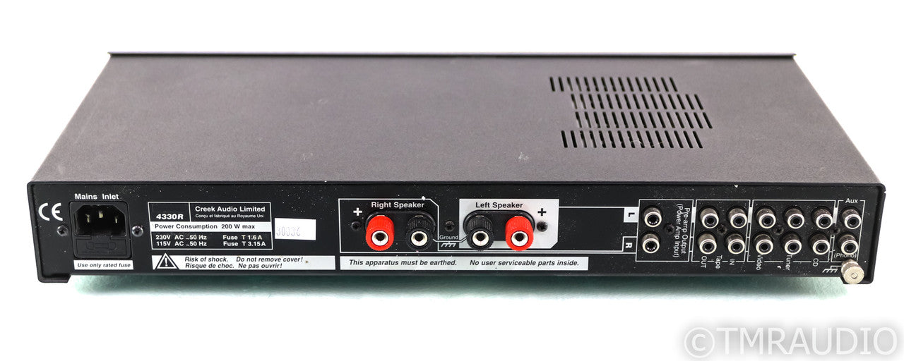 Creek Audio 4330R Mk2 Stereo Integrated Amplifier; Remote