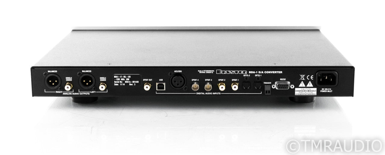 Bryston BDA-1 DAC; BDA1; D/A Converter (No Remote)