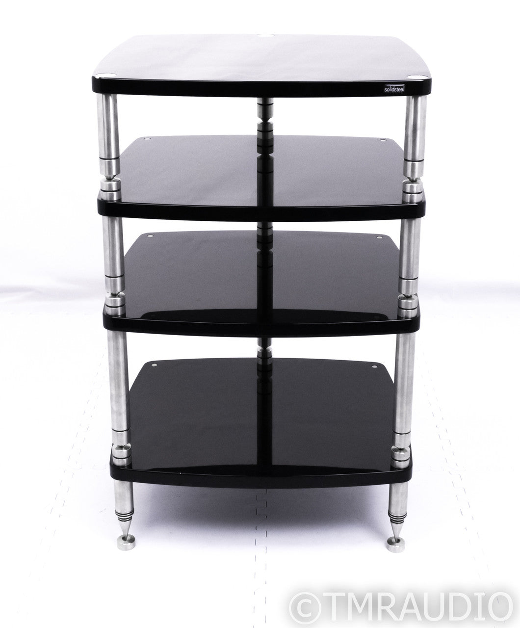 Solidsteel HyperSpike HS-4 Four Shelf Isolation Rack — The Music Room