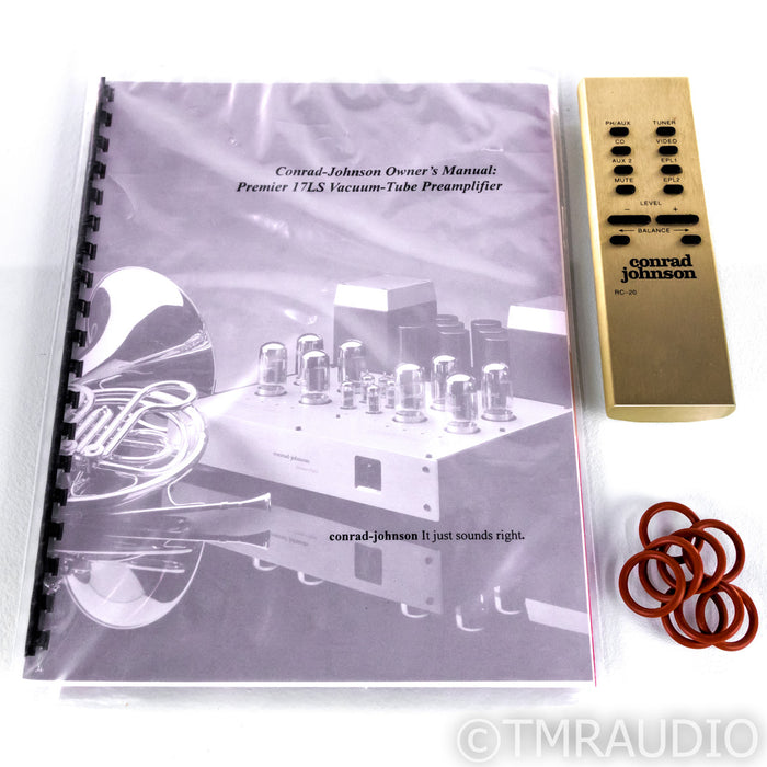 Conrad Johnson Premier 17LS Stereo Tube Preamplifier; Matsushita Tubes