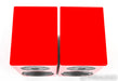 Totem Mite Bookshelf Speakers; Fire Red Pair