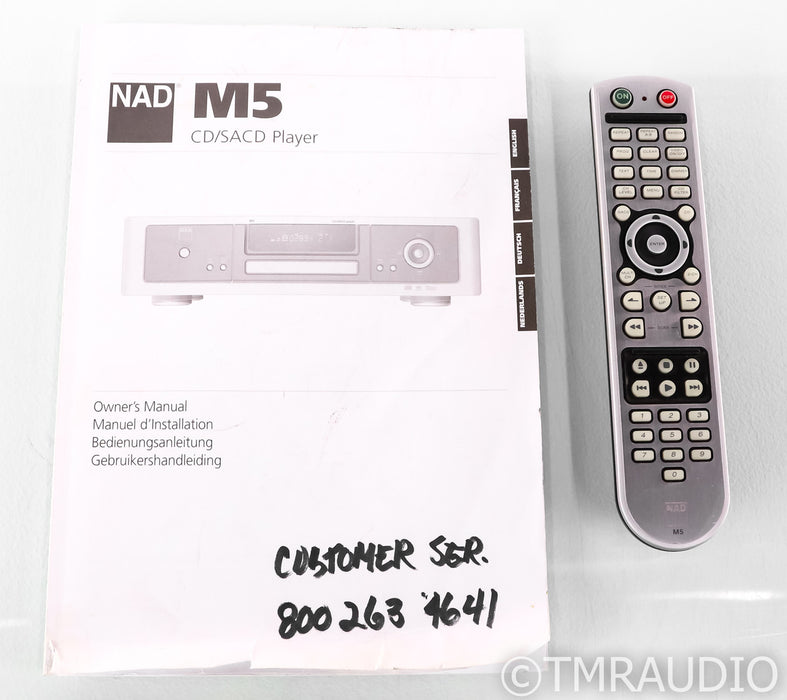 NAD M5 SACD / CD Player; Masters Series; M-5