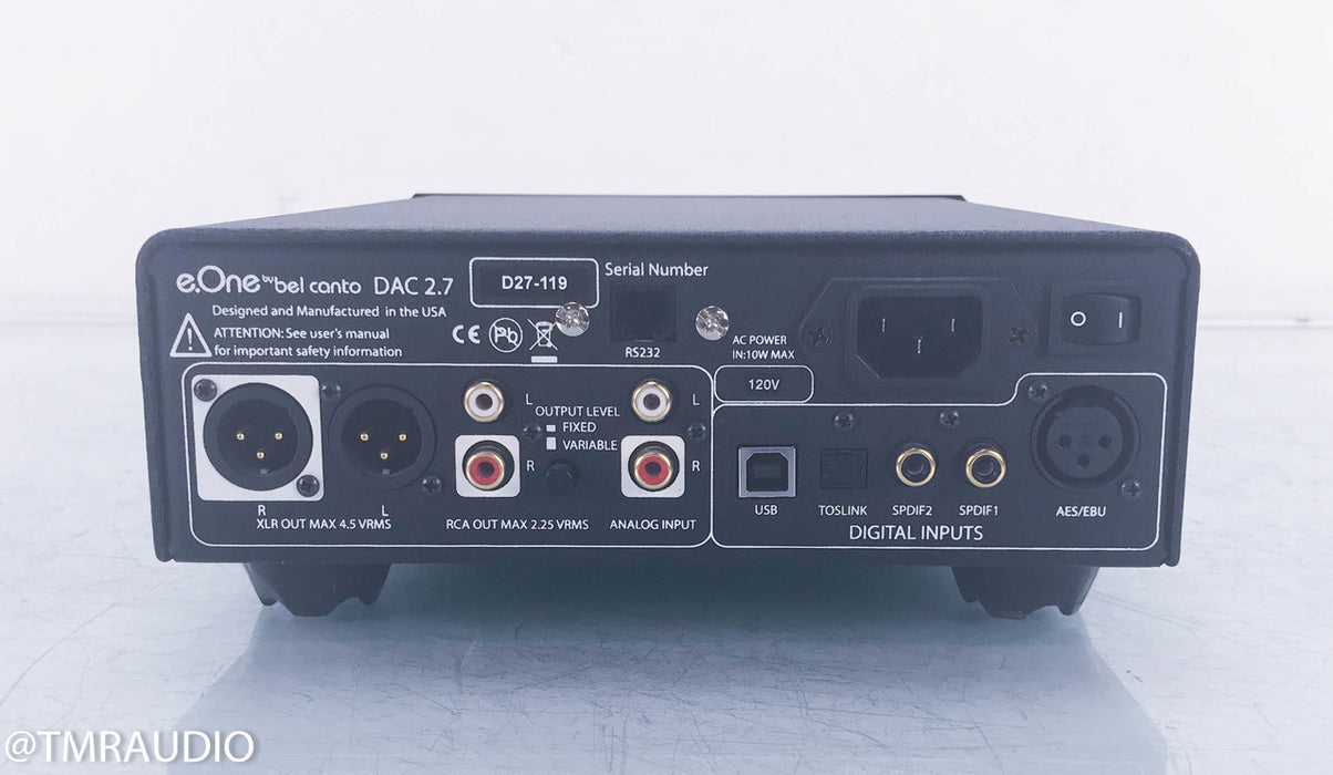 Bel Canto e.One DAC2.7 D/A Converter