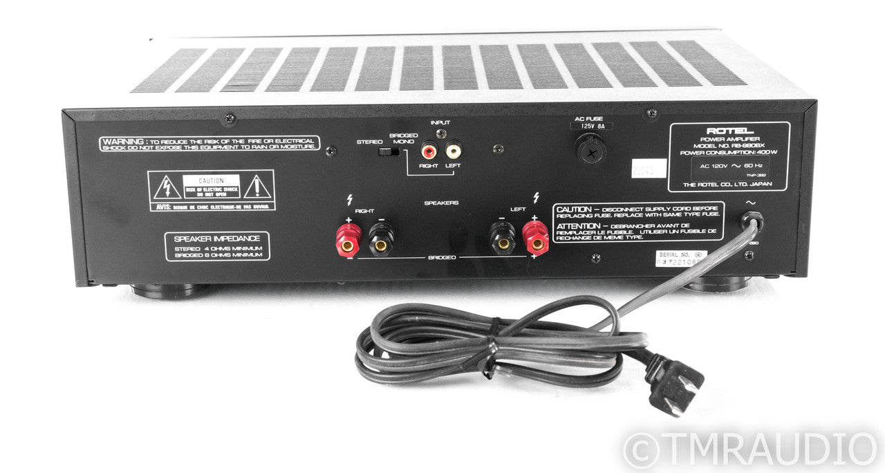 Rotel RB-980BX Stereo Power Amplifier; RB980BX