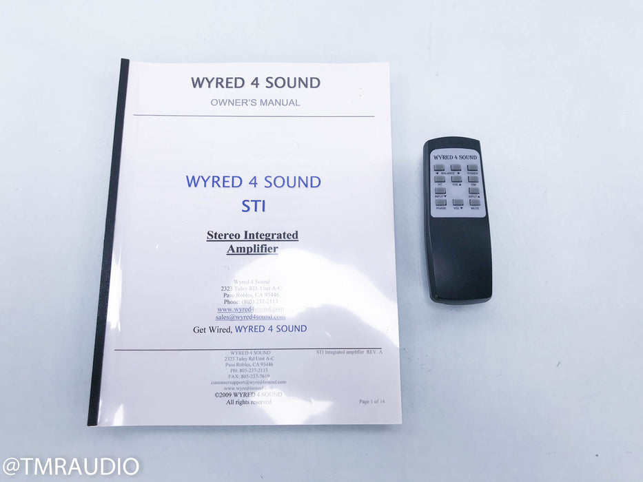 Wyred 4 Sound STi-500 Integrated Stereo Integrated Amplifier