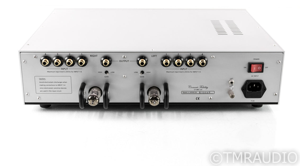 Concert Fidelity CF-080LSX2 Stereo Tube Hybrid Preamplifier; CF080LSX2; 120V