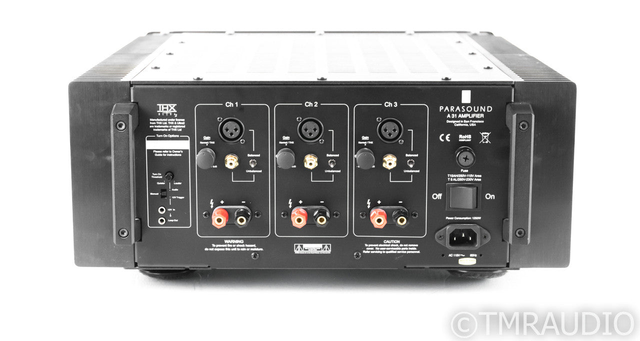 Parasound Halo A31 3 Channel Power Amplifier; A-31
