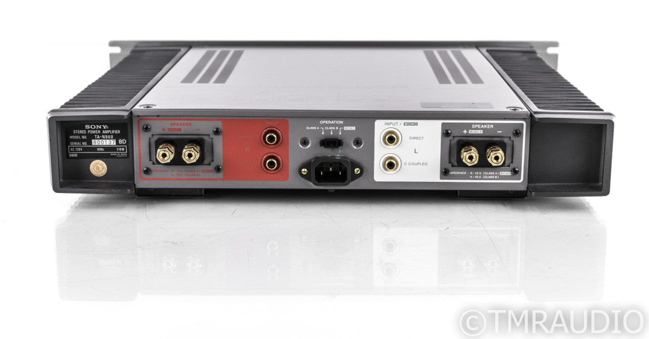 Sony TA-N86B Vintage Stereo Power Amplifier; TAN86B; US Version