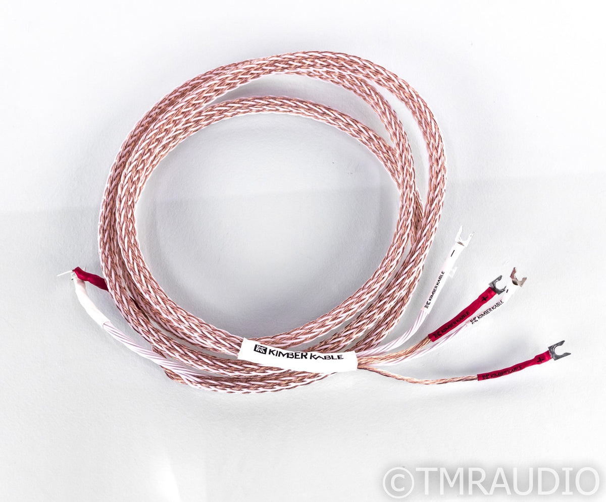 Kimber Kable 12TC Bi-Wire Speaker Cable; Single 8ft Cable w/ Spades ...