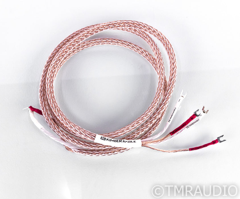 Kimber Kable 12TC Bi-Wire Speaker Cable; Single 8ft Cable w/ Spades