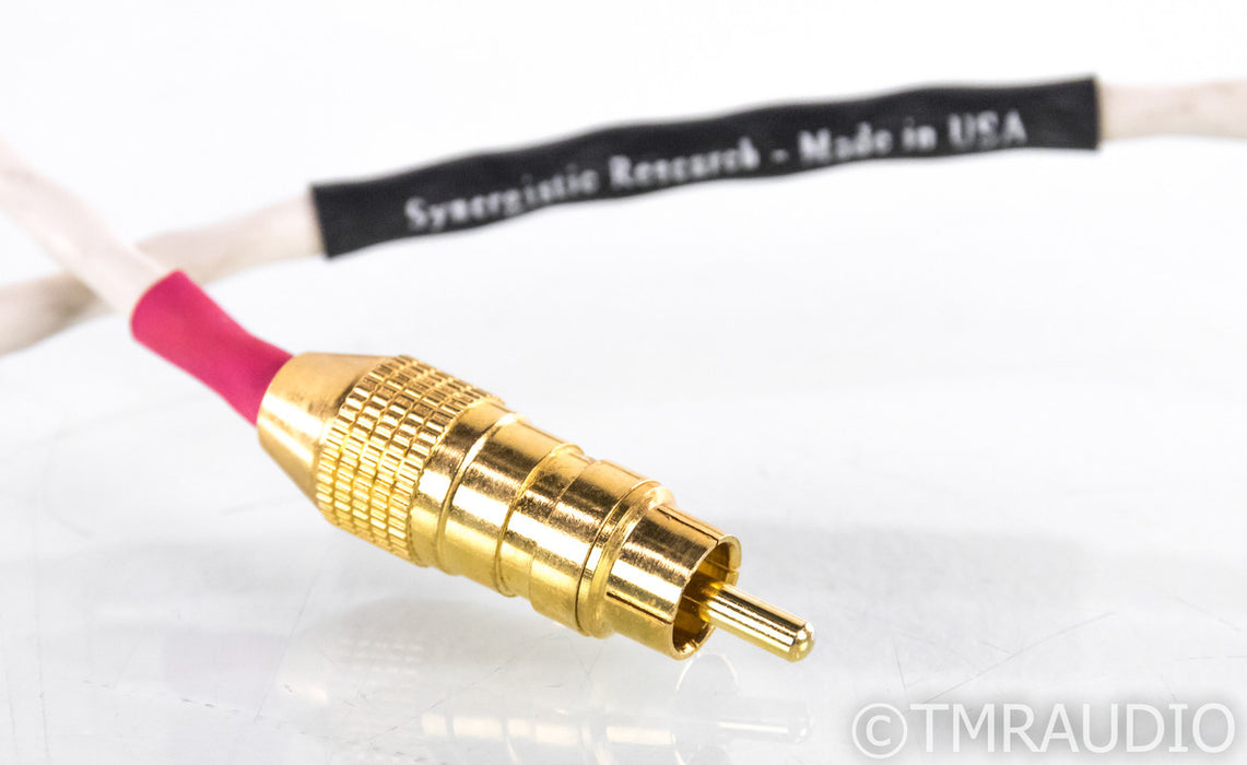 Synergistic Research Alpha RCA Cables; 3ft Pair Interconnects